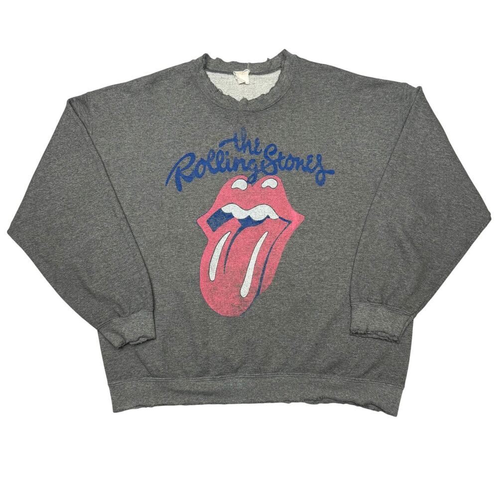 Madeworn Revolve Rolling Stones Sweatshirt Large Tongue Vintage Grunge Punk